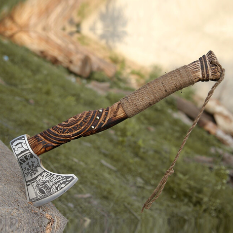 The Story of Handmade Carbon Steel Viking Axes