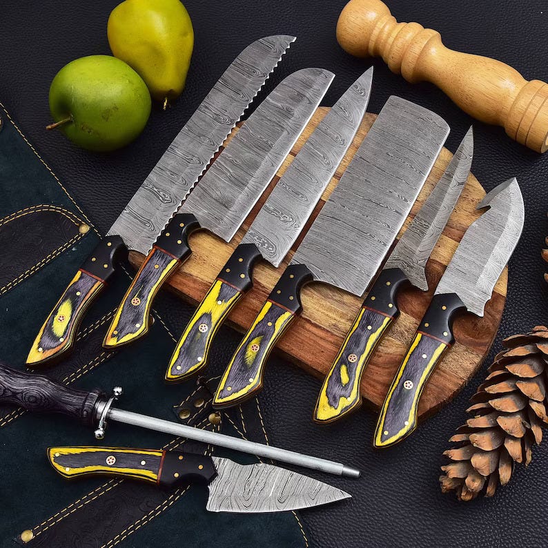 Precision Blades for Culinary Excellence: Explore Our Kitchen Chef Knives Set