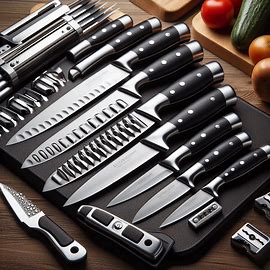 Knife Sets with Included Sharpeners for Kitchen Efficiency