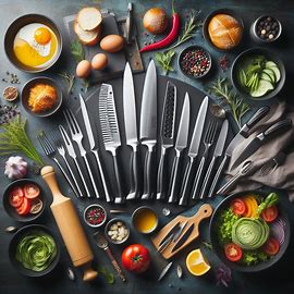 Unleash Your Culinary Creativity with Our Extensive 18-Piece Knife Set