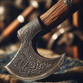 Into the Fray | Viking Axe Head Crafted for Conquest