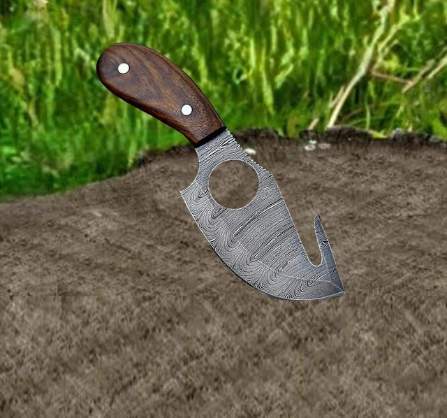 Handmade Skinning Knife | Small Fixed Blade Hunting knife| For Camping, Outdoor knives