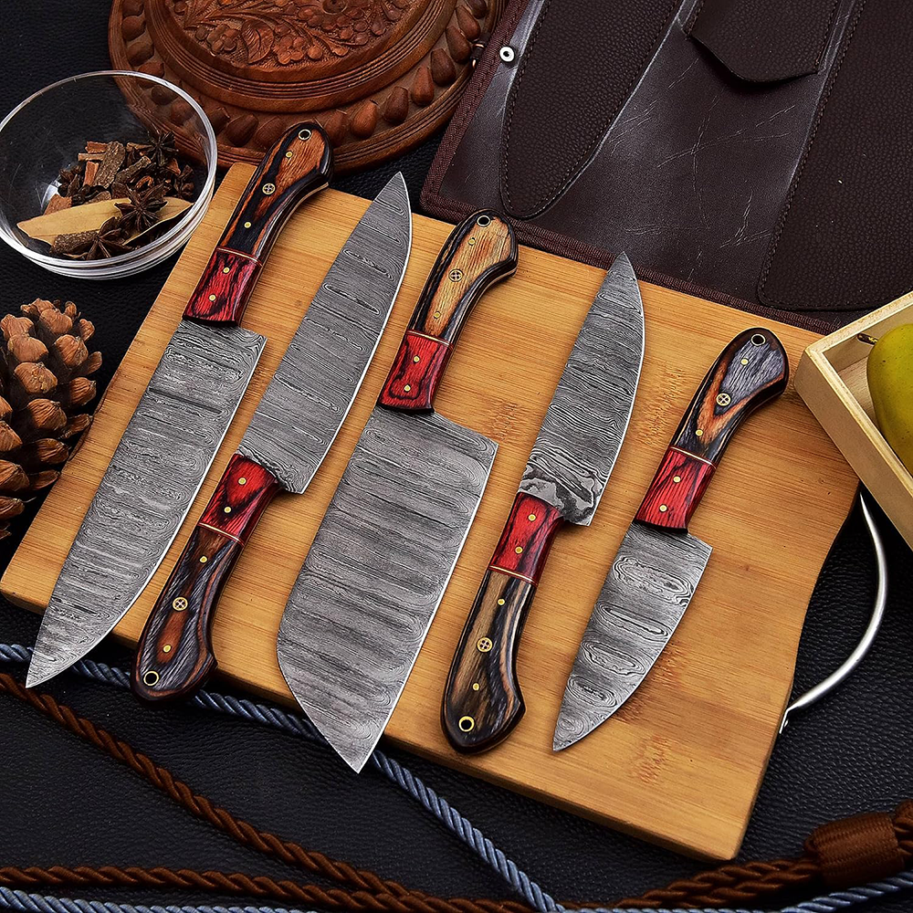 Hand Forged Kitchen Knife Set