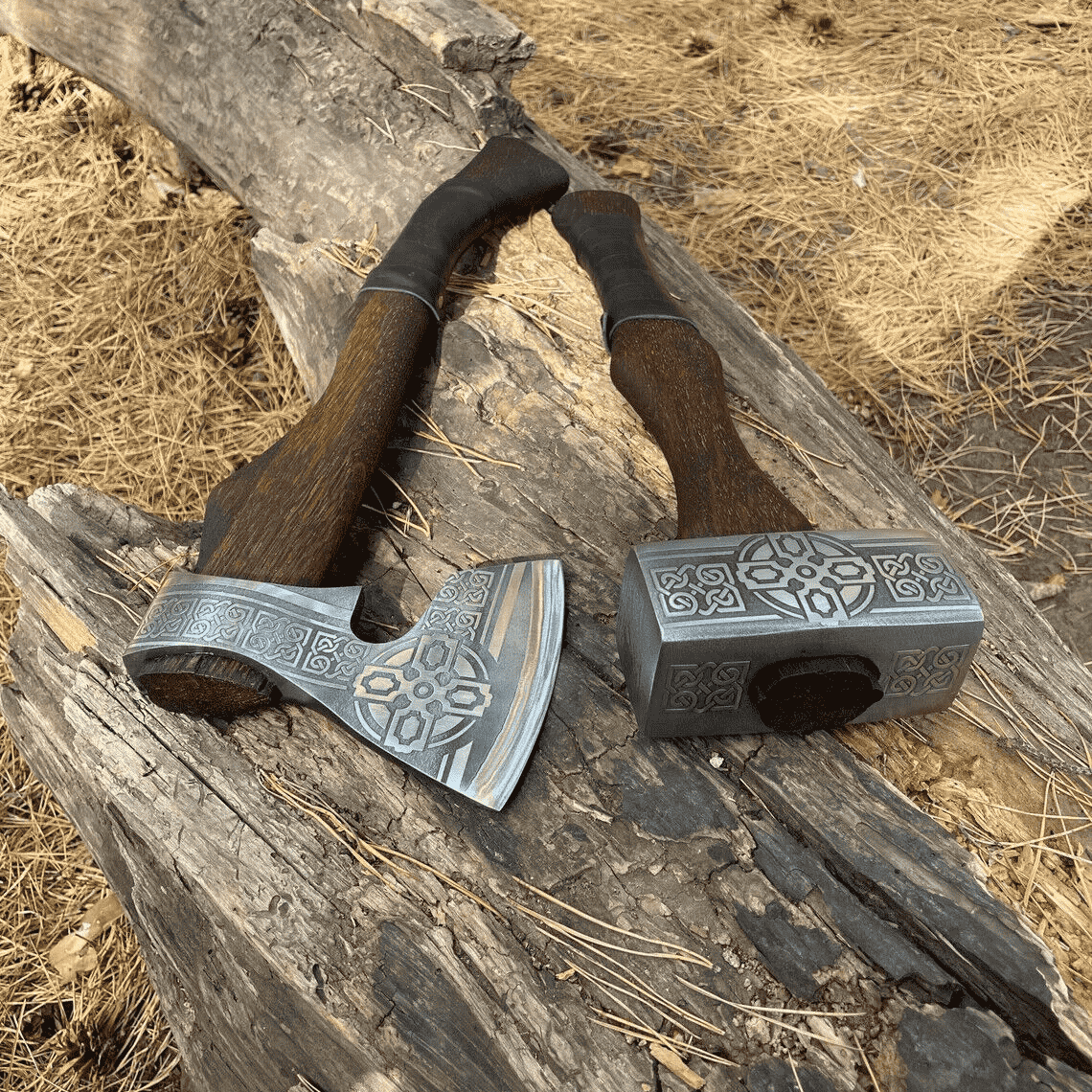 Hammer And Axe Hand Forged Carbon Steel